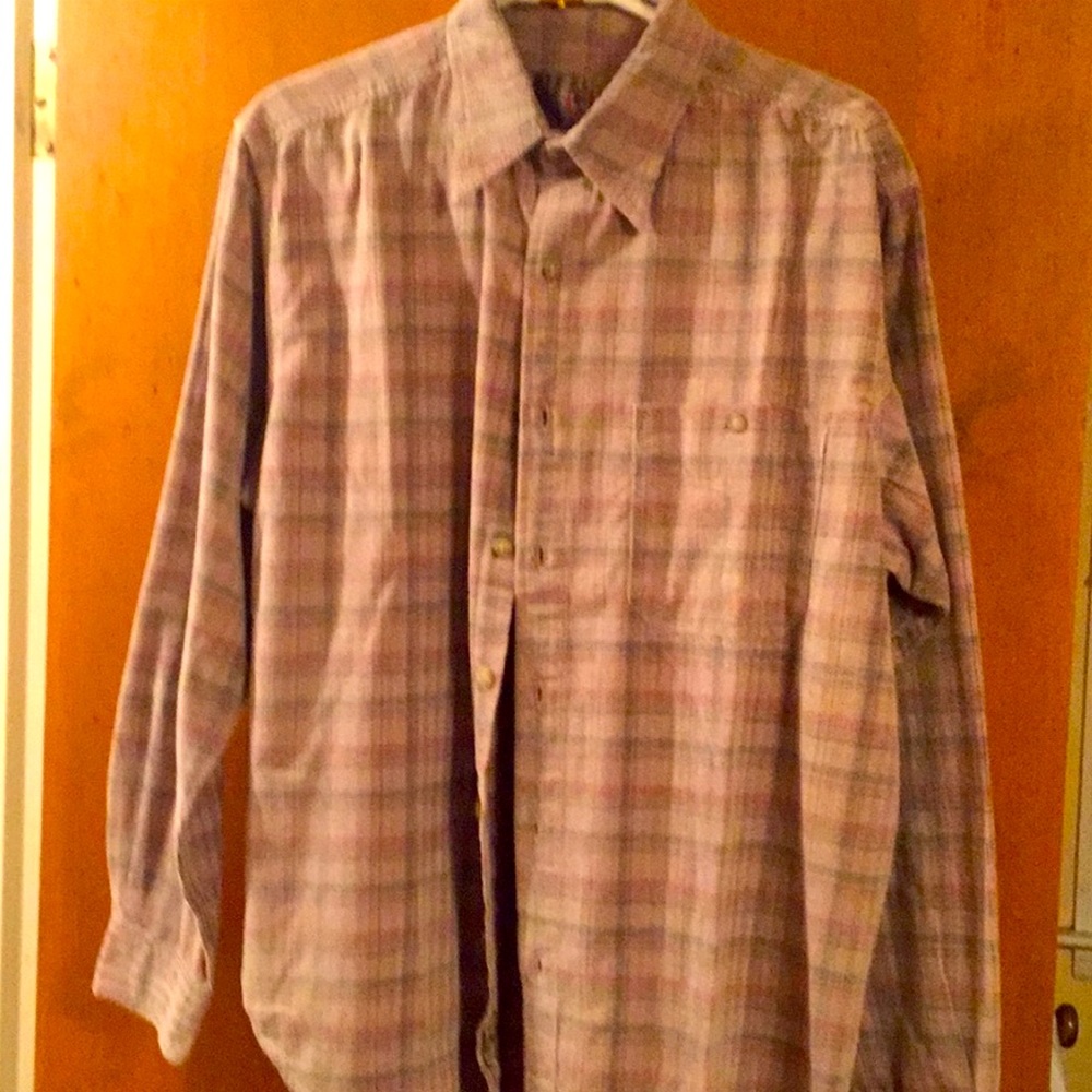 Vintage The Territory Ahead Sure Soft Corduroy 100% Cotton Button Up Shirt
